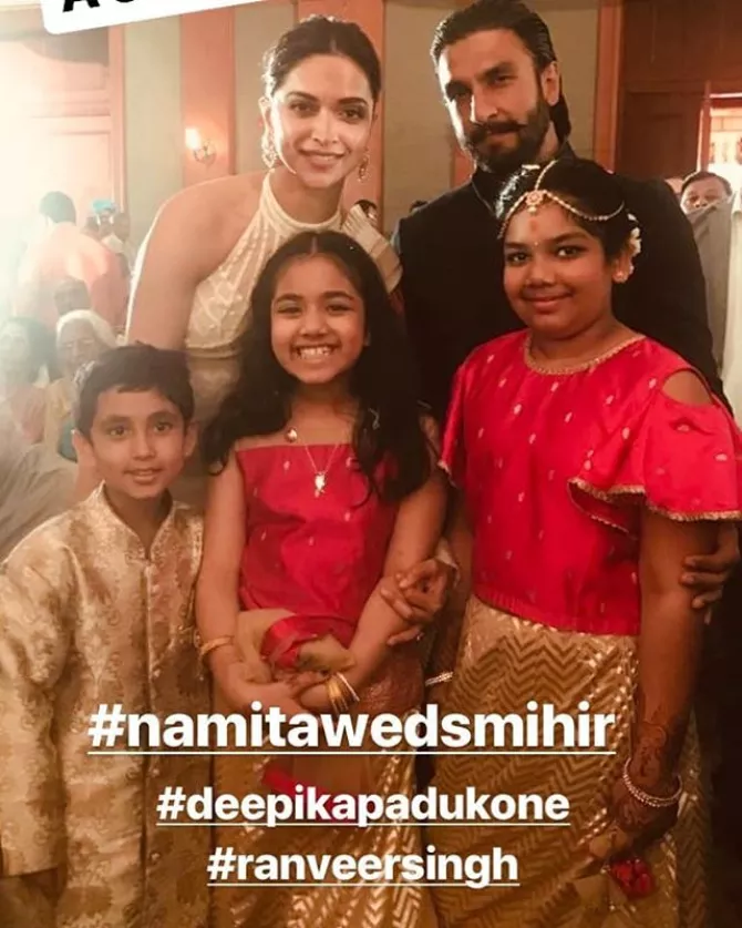 Ranveer Singh Holds Deepika Padukones