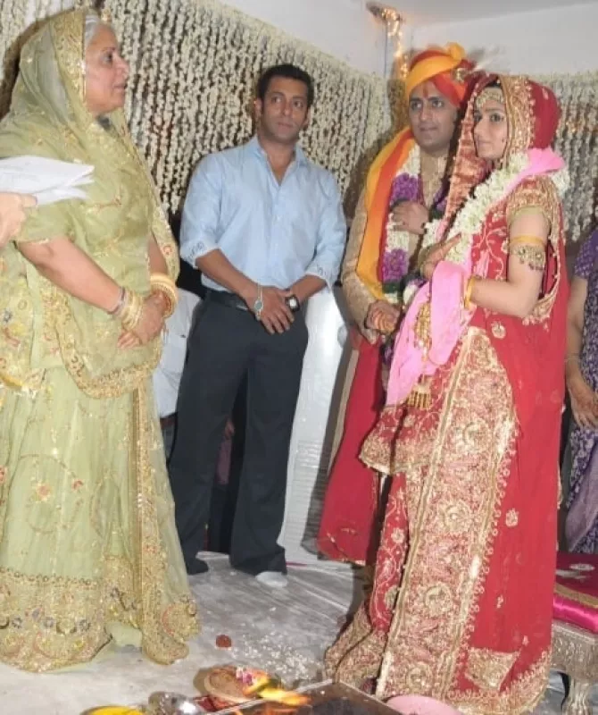 Salman Khan's Unseen Pics From Bina Kak's Daughter's Wedding As He