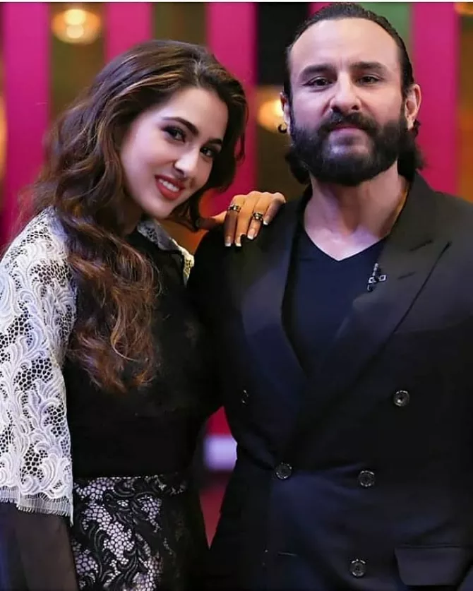 Sara Ali Khan's Reply To 'Abba', Saif Ali Khan Liking His Movie's ...