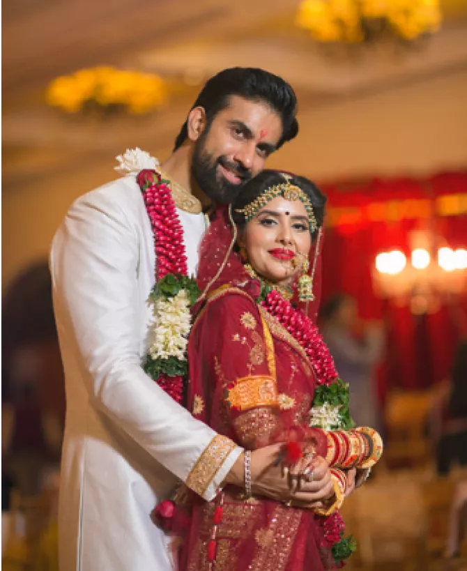 Charu Asopa And Rajeev Sen Wish Each Other On Their First Karwa Chauth ...