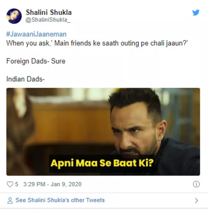 Saif Ali Khan's 'Jawaani Jaaneman' Trailer Sparks Off Memes Featuring ...