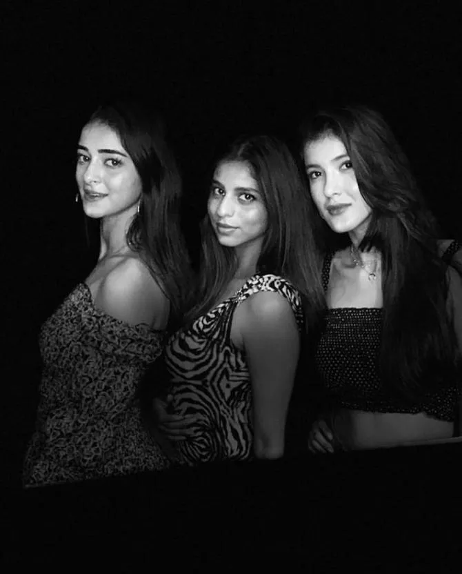 Suhana, Ananya and Shanaya