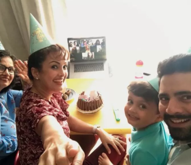 Karan Mehra And Nisha Rawal Celebrate Son, Kavish Mehra's ...
