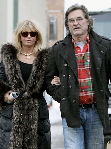 Goldie Hawn and Kurt Russell