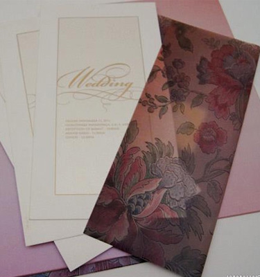 Pink Boxed Invitation