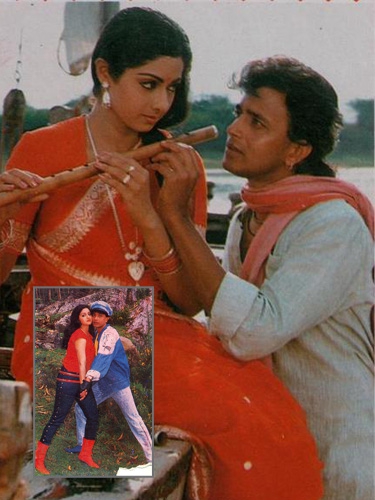 Mithun and Sridevi