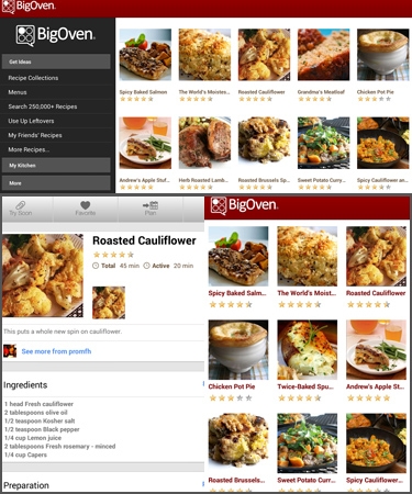 250,000+ Recipes BigOven