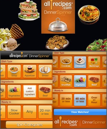 AllRecipes.com Dinner Spinner