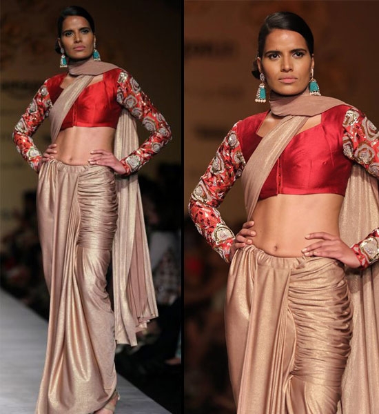 #8. The modern saree