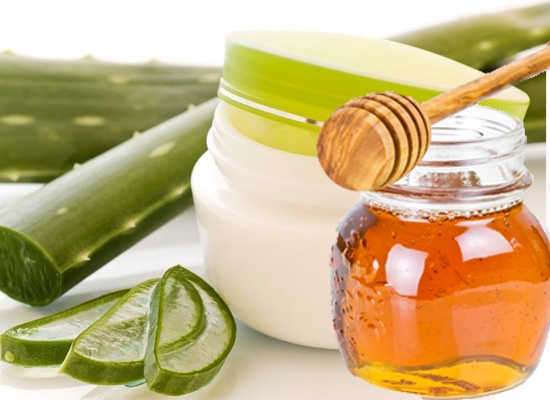 #9. Aloe vera and honey