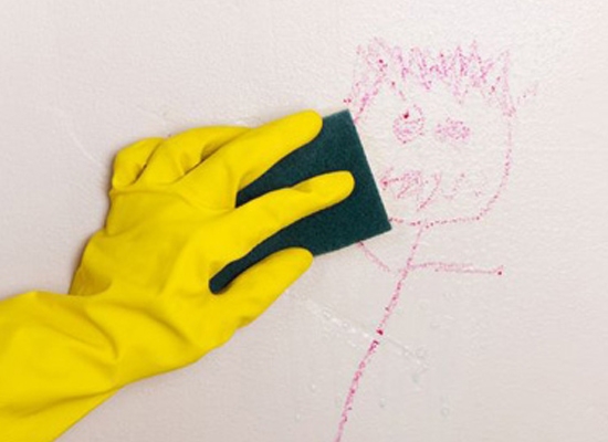 #8. Removing marks on walls