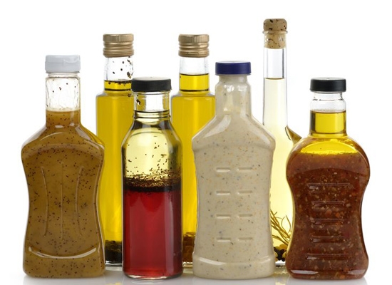 #2. Salad dressing and side portions