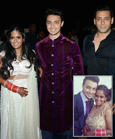 Arpita Khan and Aayush Sharma