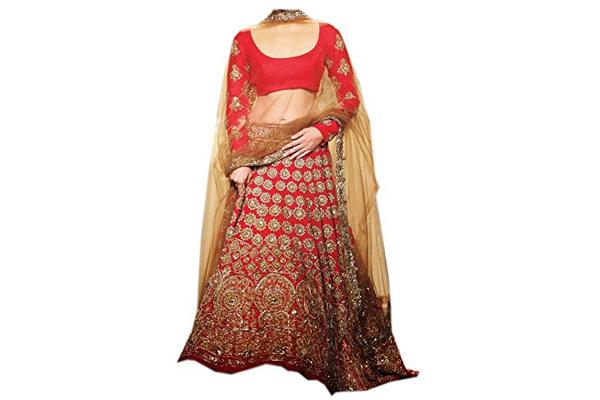 Trendy Lehenga Choli Embroidered Net in Pink