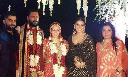 Virat And Anushka At Yuvraj And Hazel's Goa Wedding Are Giving Us ...