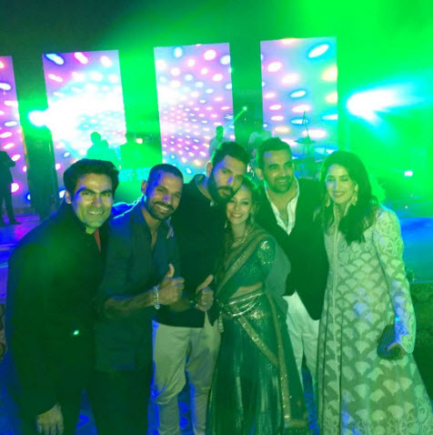 Yuvraj Singh And Hazel Keech's Delhi Sangeet Ceremony Is Filled With