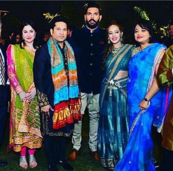 Complete Album Of Yuvraj Singh And Hazel Keech's Delhi Wedding Reception