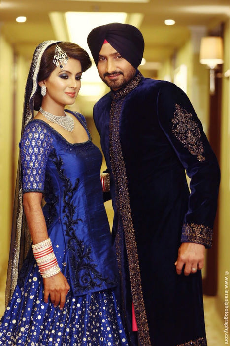 Harbhajan Singh & Geeta Basra wedding photographs: Indian cricketer and  wife make a royal pair! | India.com