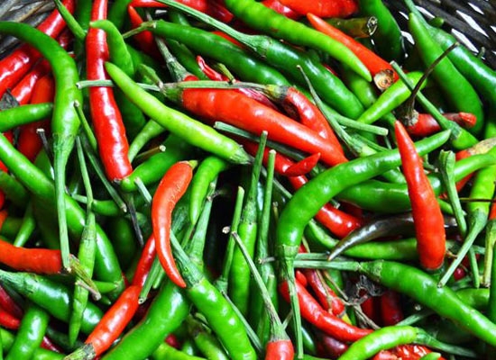 #8. Hot peppers