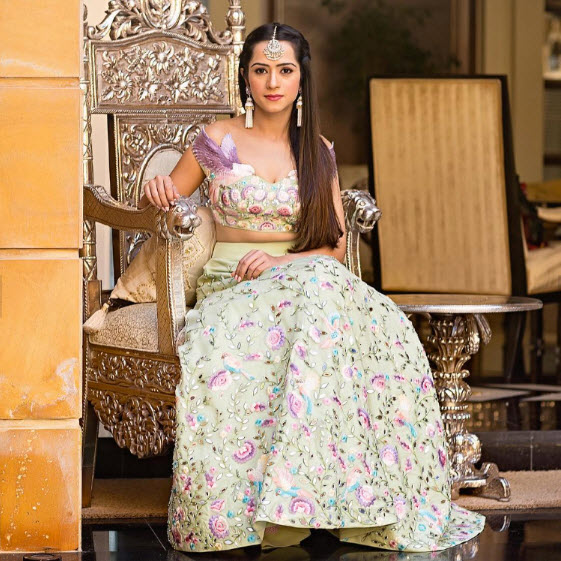 Kresha bajaj lehenga outlet prices