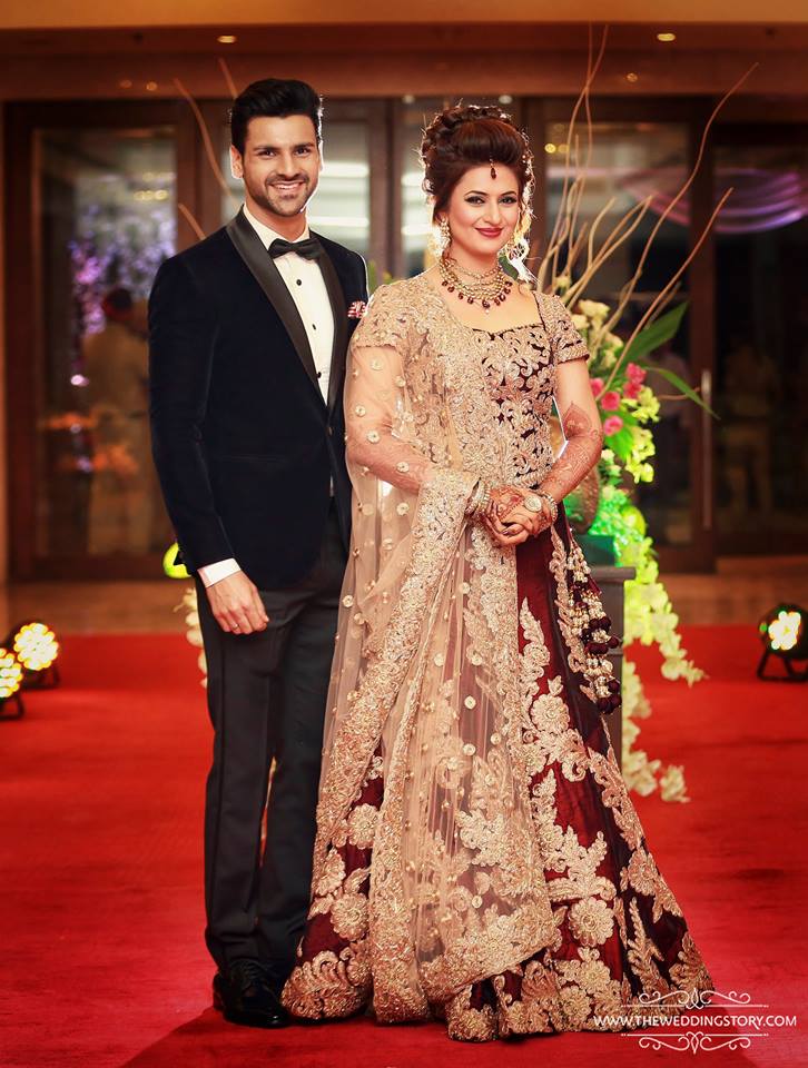 divyanka tripathi wedding lehenga