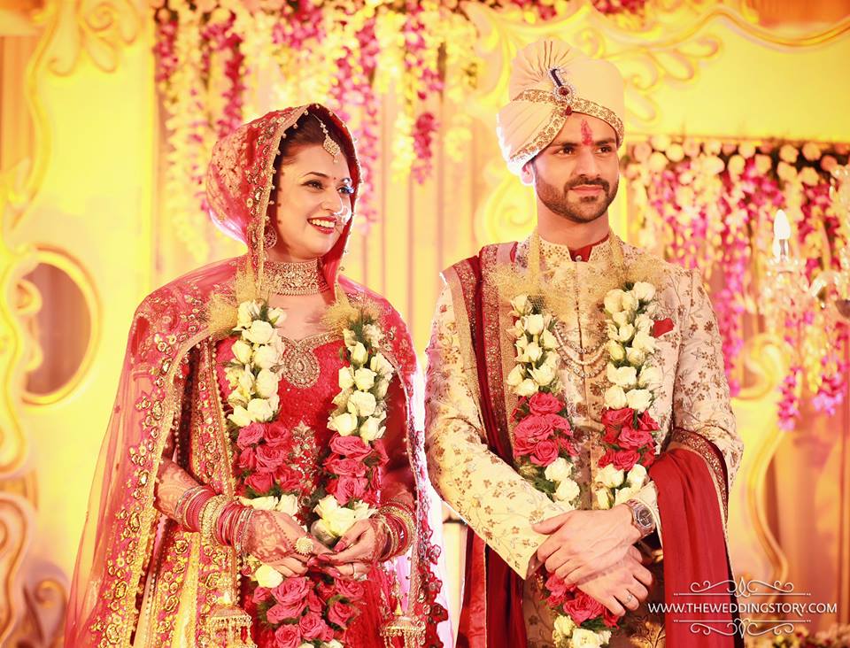 divyanka tripathi wedding lehenga