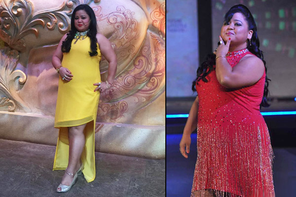 Bharti Singh Looks Slim in Black Gown While Shooting For The Kapil Sharma  Show, Says 'Black Mein Sab Patle Lagte Hain' -Photos