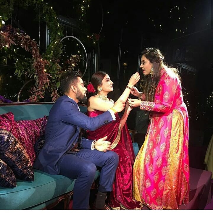 Virat Kohli And Anushka Sharma Engagement Pictures