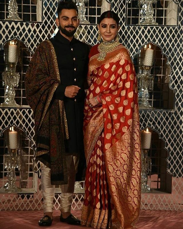 LIVE: First Look Of Virat And Anushka From Their Wedding Reception In ...