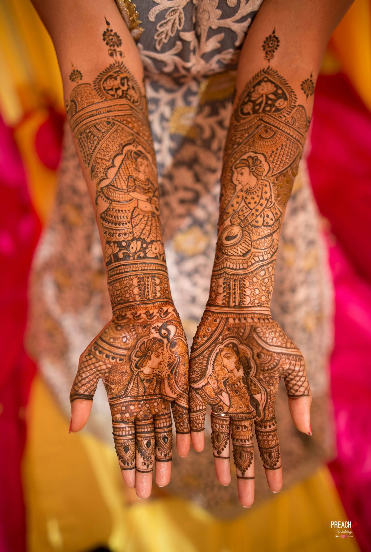 Beautiful Mehendi Designs Flaunted By Gorgeous Indian Brides