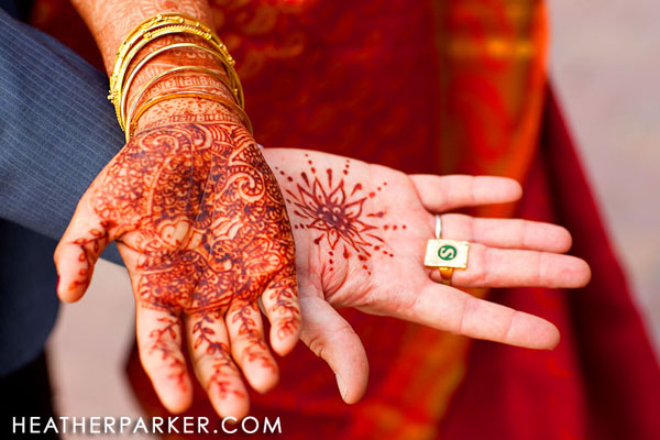 Premium Photo | Indian wedding ceremony : groom hand with mehandi design