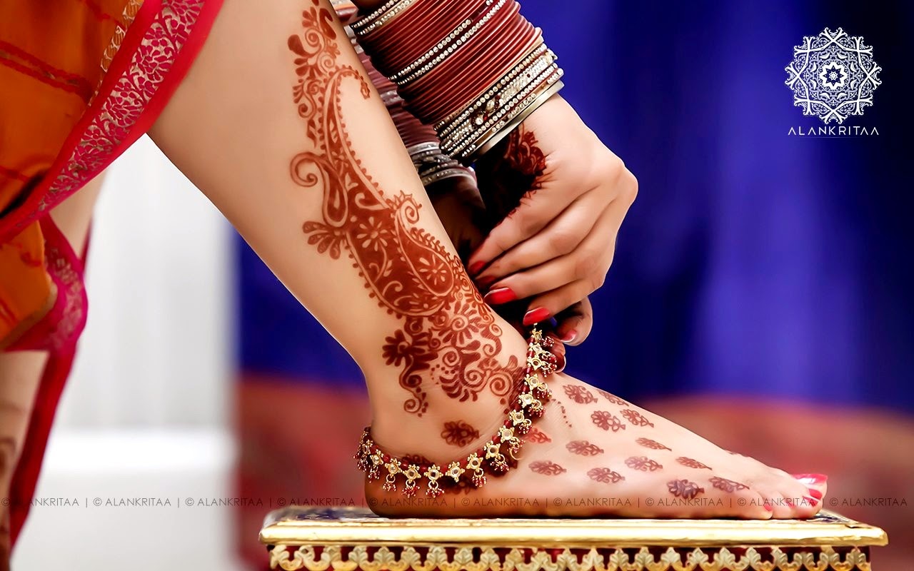 15+ Easy and simple foot mehndi design