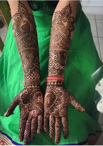 bridal mehendi design lfull hand basic mehndi design l basic bridal henna  tutorial l dulhan mehndi - YouTube