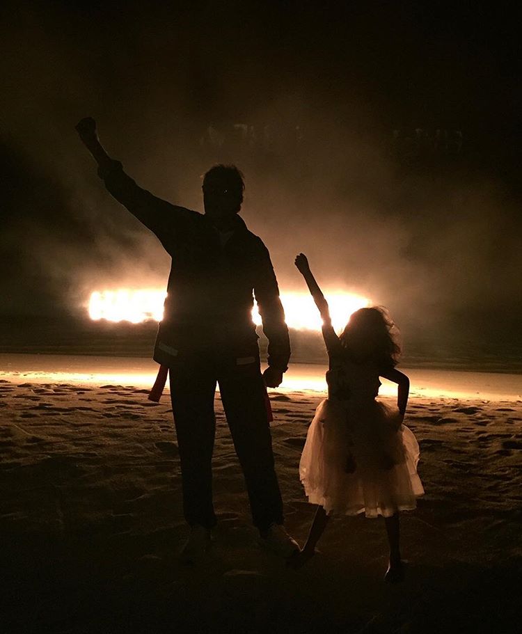 Amitabh Bachchan and Aaradhya Bachchan