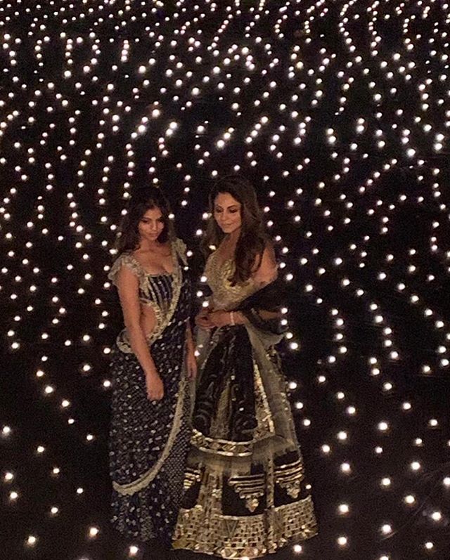 Gauri Khan and Suhana Khan In Diwali Party