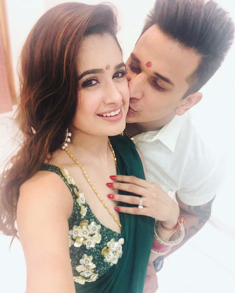 Prince Narula And Yuvika Chaudhary S First Diwali Together Post Marriage Pictures Inside