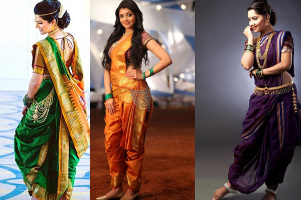 Saree sari India avadhi khadi silk maharastra wedding south sale gift  fashion | eBay
