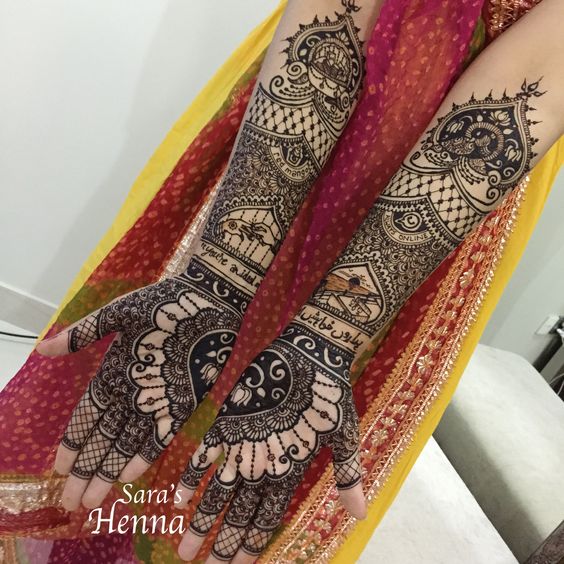 26 Beautiful Mehendi Designs Of Real Brides Flaunting Their Love Stories