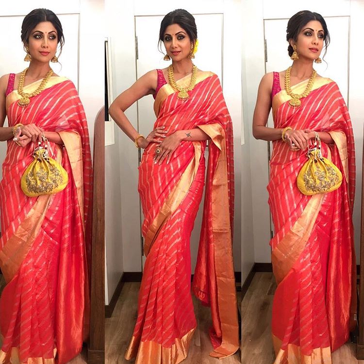 Saree Trends Of 2018 That Can Be Taken From The Super-Sexy Mama, Shilpa ...