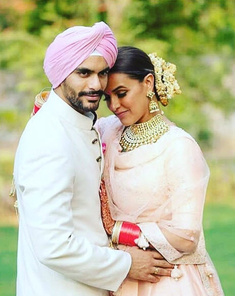 Neha Dhupia and Angad Bedi love story