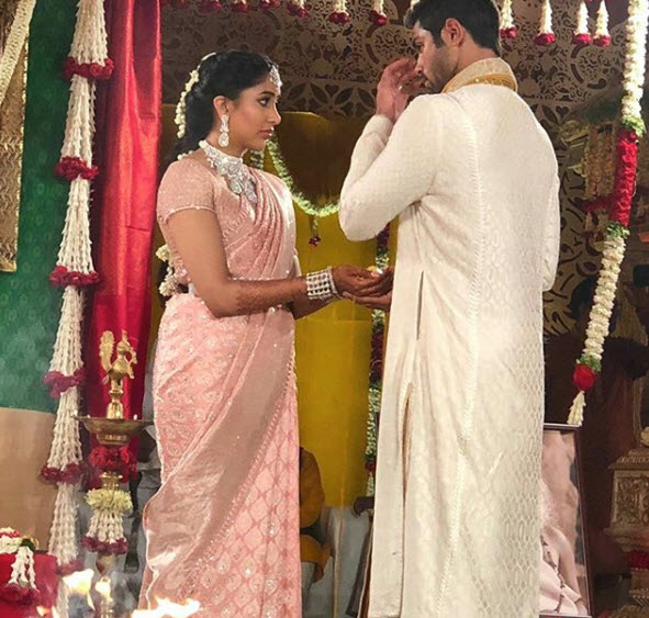 Shriya Bhupal Marries Anindith Reddy Wore 2 Different All Diamond Looks For Jaimala And Pheras