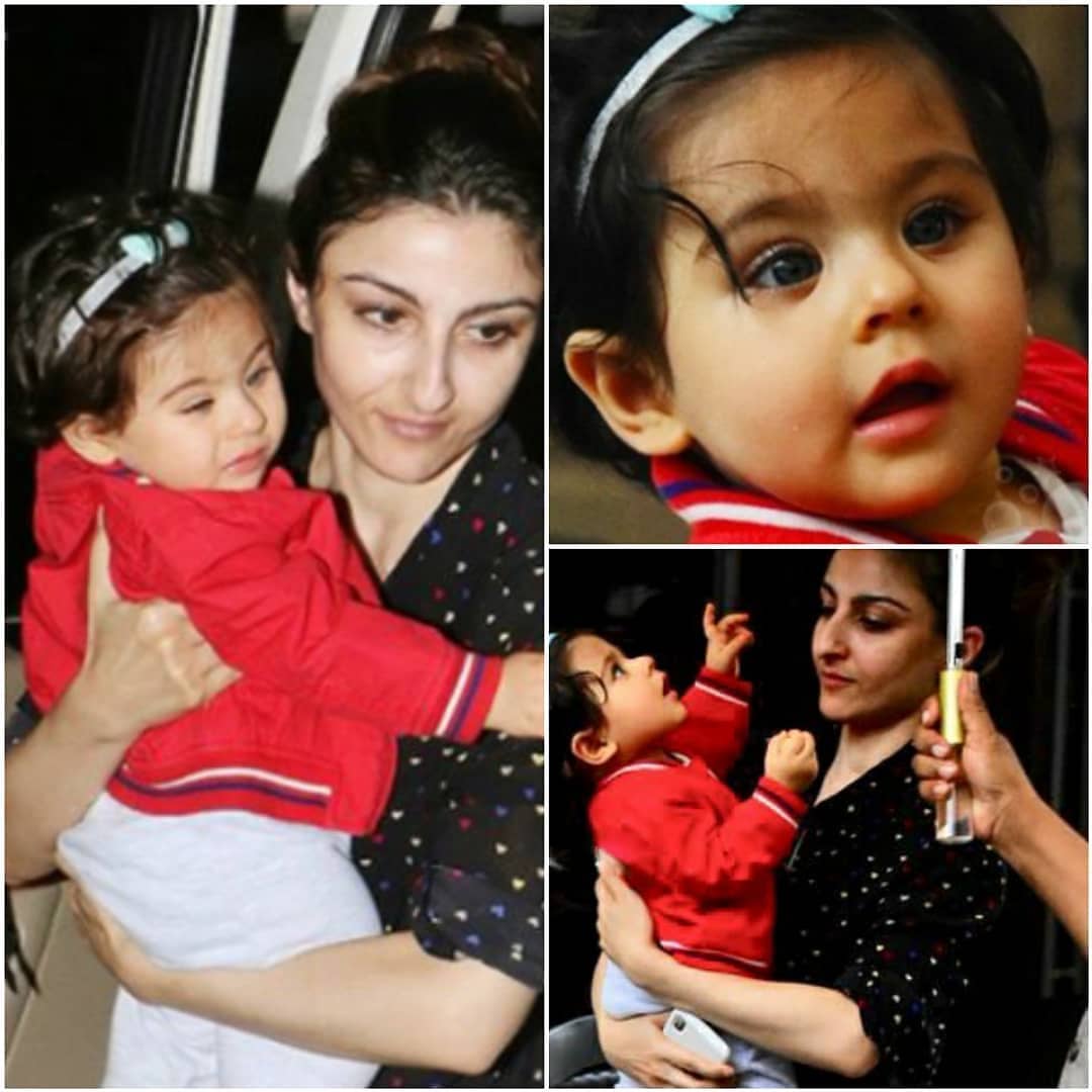 Soha Ali Khan Rebukes Paparazzi For Using Flashlights On Daughter ...