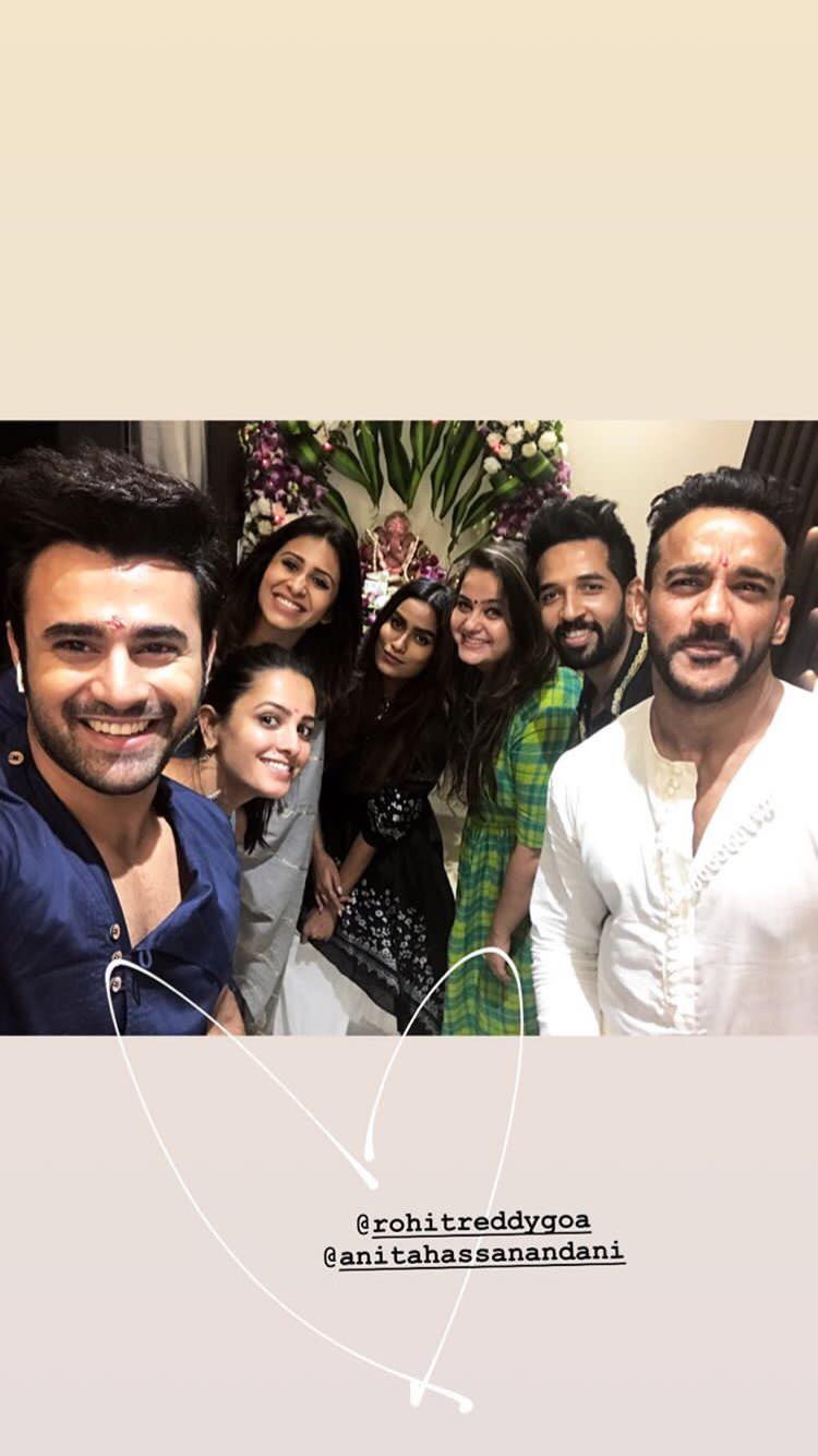 Anita Hassanandani And Rohit Reddy Welcome Lord Ganpati In Their New ...