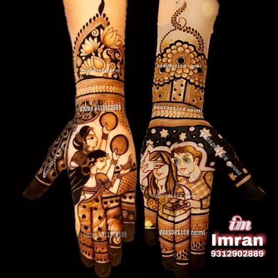 Very Easy DIY Bel Henna Mehndi Design : Requested Shaded Mehendi Designs  For Beginners - YouTube