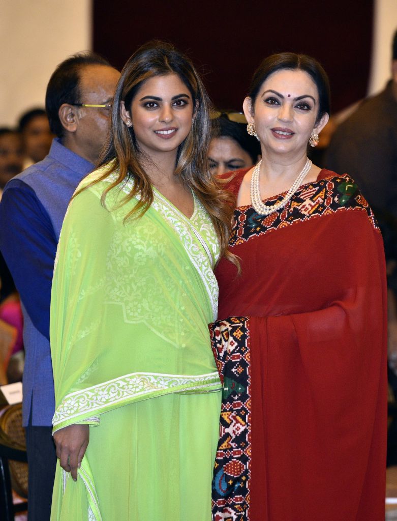 Nita Ambani and Isha Ambani Piramal