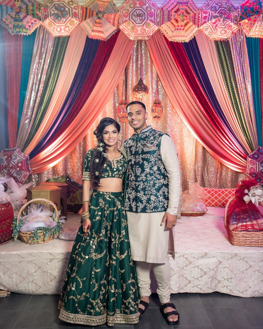 This Bride Re-Married Her Husband In A Traditional Red Sabyasachi ...