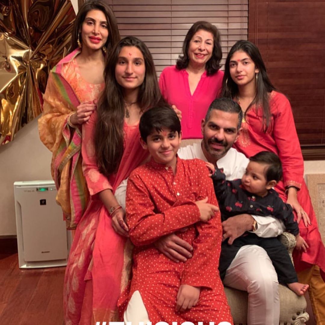 Priya Sachdev Kapur Celebrates First Diwali With Azarias, Step-Children