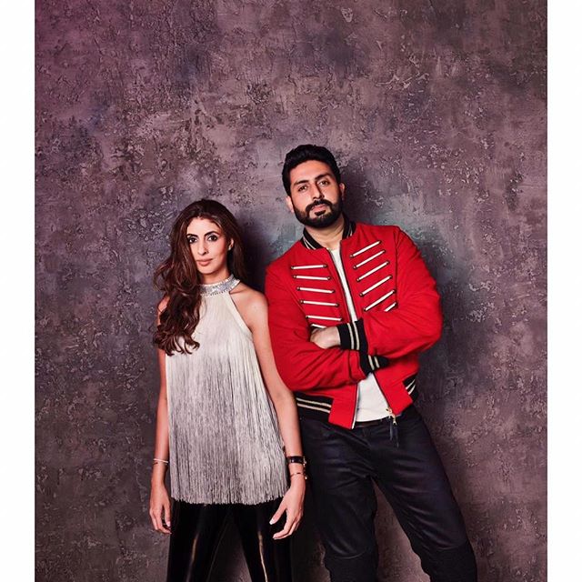 Abhishek Bachchan and Shweta Bachchan Nanda