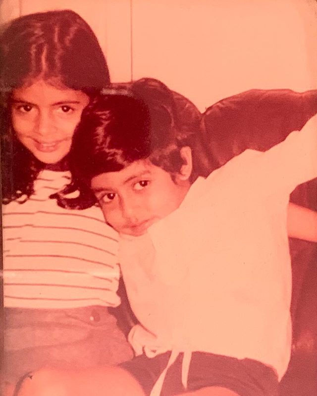 Abhishek Bachchan and Shweta Bachchan Nanda