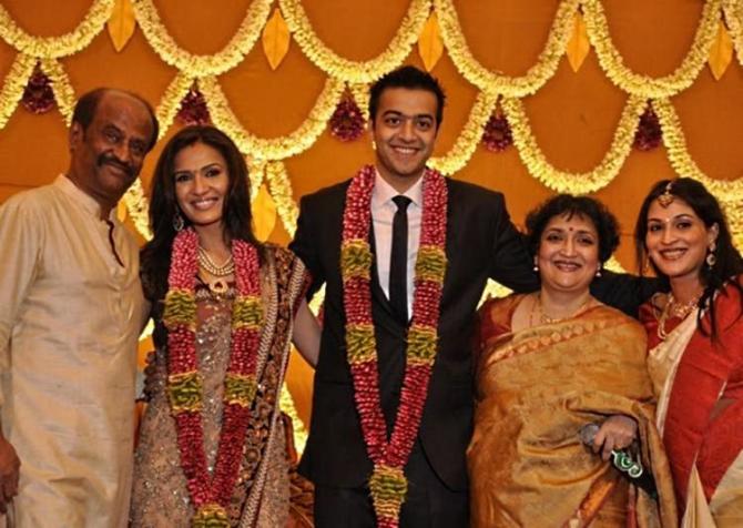 Rajinikanth's Daughter, Soundarya Is Now Married To Vishagan, Father ...